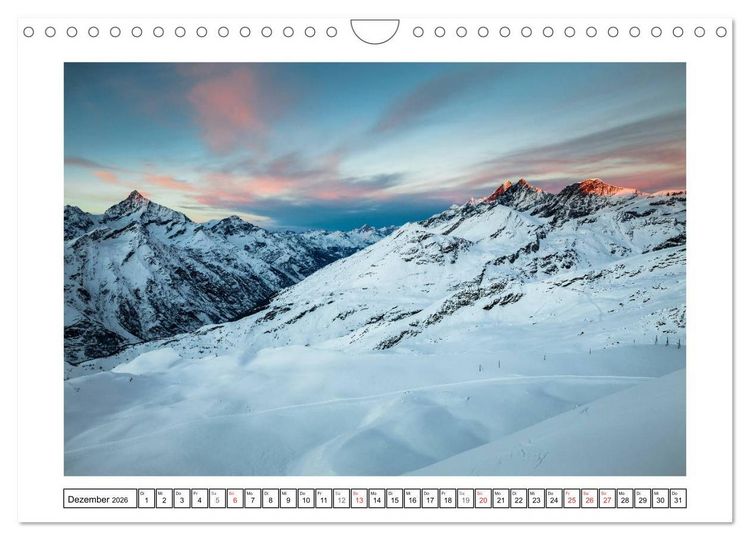 Produktbild: Geheimnisvolle Alpen (Wandkalender 2026 DIN A4 quer), CALVENDO Monatskalender