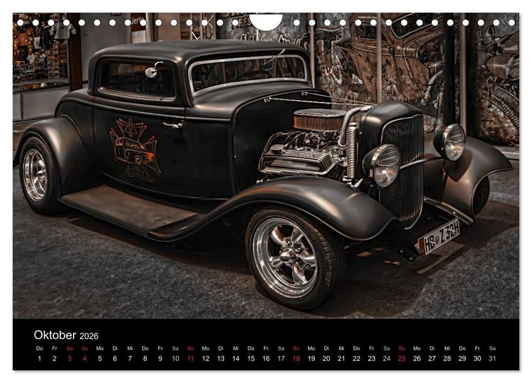 Produktbild: Custom Cars - Autos die begeistern (Wandkalender 2026 DIN A4 quer), CALVENDO Monatskalender