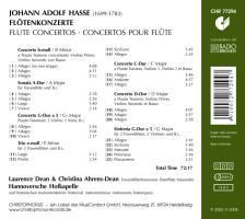 Produktbild: Johann Adolf Hasse - Flute Concertos