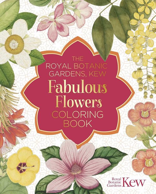 Produktbild: The Royal Botanic Gardens, Kew Fabulous Flowers Coloring Book