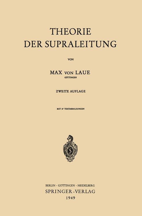Produktbild: Theorie der Supraleitung
