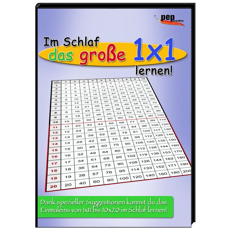 Produktbild: Im Schlaf das grosse 1x1 lernen!