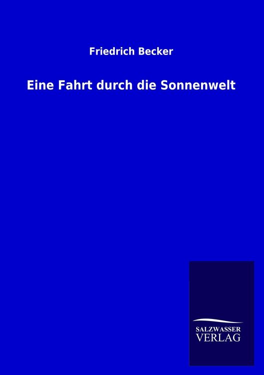 Produktbild: Eine Fahrt durch die Sonnenwelt