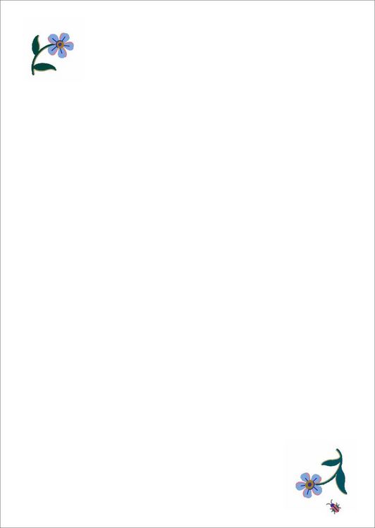 Produktbild: myNOTES Papeterie: Notizblock Cottage Style: Vergissmeinnicht