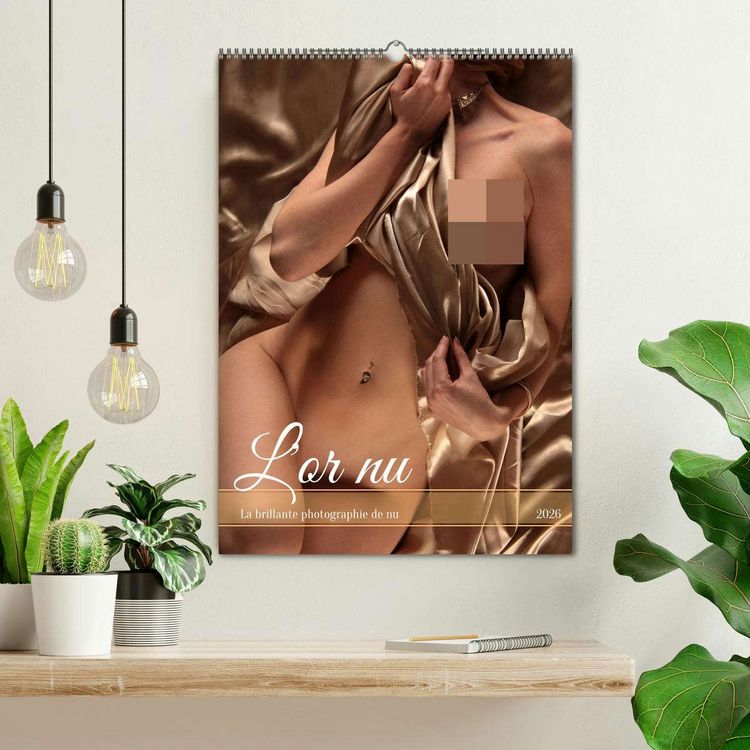 Produktbild: L'or nu (Calendrier mural 2026 DIN A2 horizontal), CALVENDO calendrier mensuel