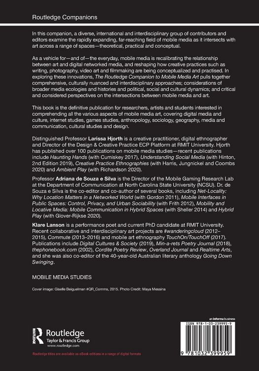 Produktbild: The Routledge Companion to Mobile Media Art
