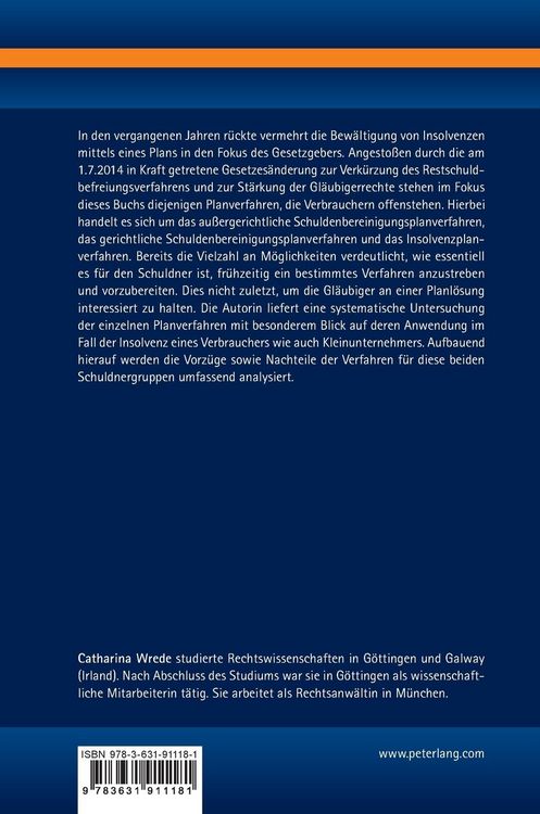 Produktbild: Planverfahren bei Kleininsolvenzen
