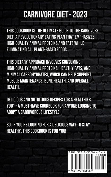 Produktbild: The Benefits of a Carnivore Diet