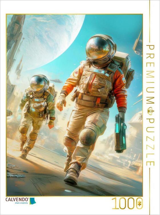 Produktbild: CALVENDO Puzzle Science-Fiction-Zukunftsvisionen | 1000 Teile Lege-Gr&ouml;&szlig;e 64x48cm Foto-Puzzle f&uuml;r gl&uuml;ckliche Stunden