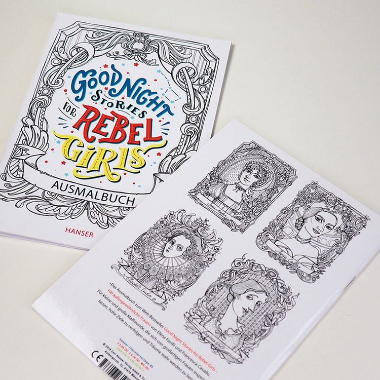 Produktbild: Good Night Stories for Rebel Girls - Ausmalbuch