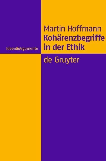 Produktbild: Kohärenzbegriffe in der Ethik