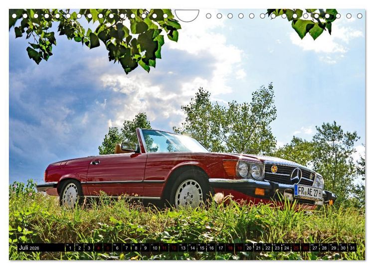 Produktbild: Ein Stern f&uuml;r Amerika - Mercedes Benz 560 SL (Wandkalender 2026 DIN A4 quer), CALVENDO Monatskalender