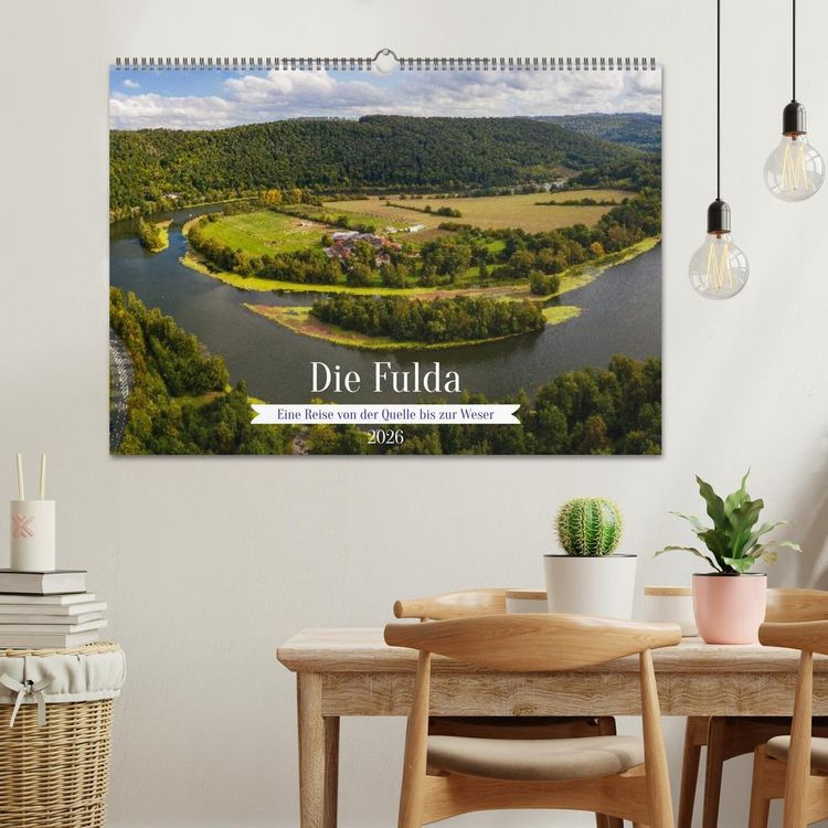 Produktbild: Die Fulda (Wandkalender 2026 DIN A2 quer), CALVENDO Monatskalender