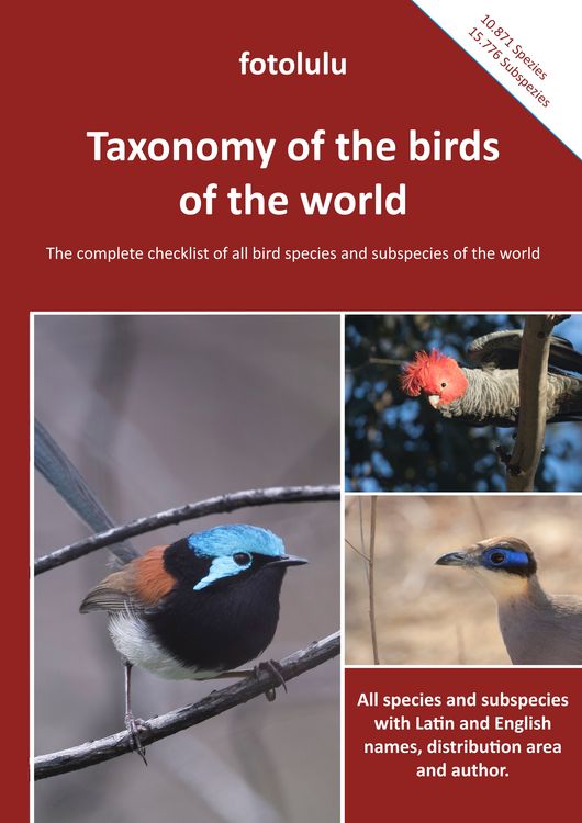 Produktbild: Taxonomy of the birds of the world