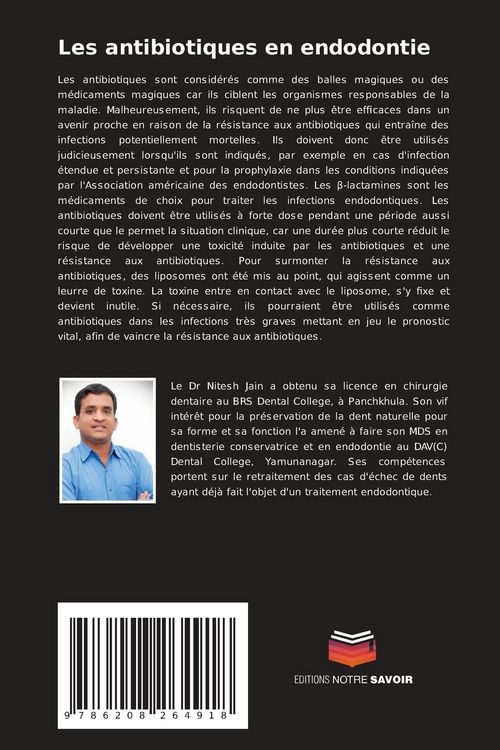 Produktbild: Les antibiotiques en endodontie