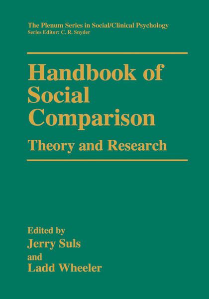 Produktbild: Handbook of Social Comparison
