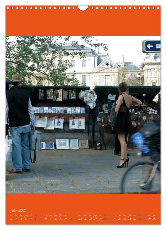 Produktbild: Paris et ses bouquinistes (Calendrier mural 2026 DIN A3 horizontal), CALVENDO calendrier mensuel