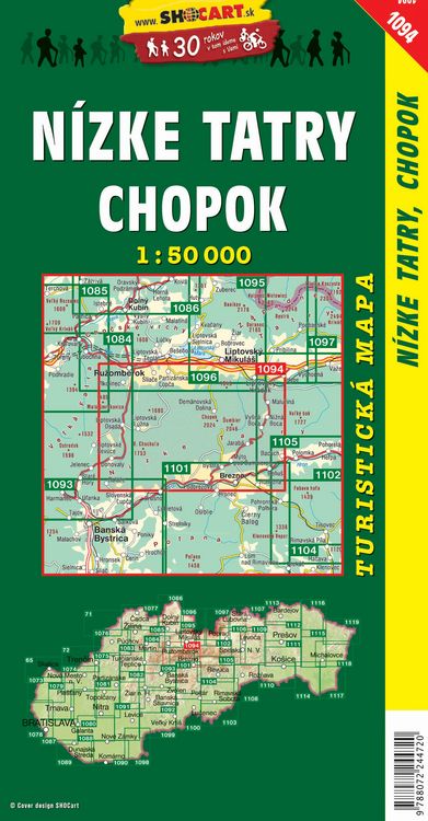 Produktbild: SC 1094 Nizke Tatry, Chopok 1 : 50 000