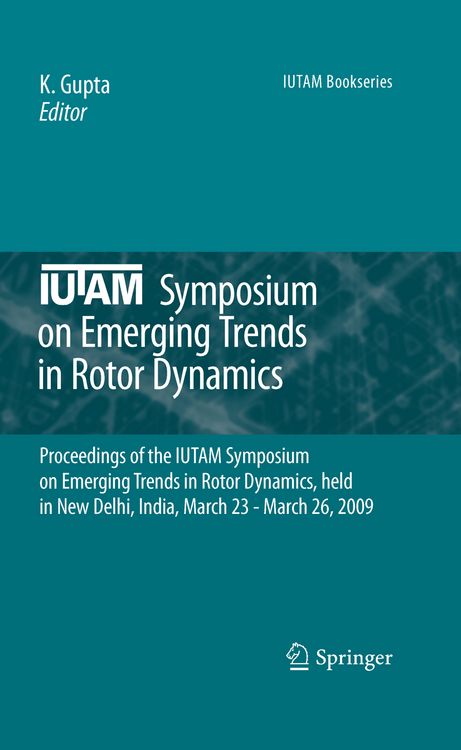 Produktbild: IUTAM Symposium on Emerging Trends in Rotor Dynamics