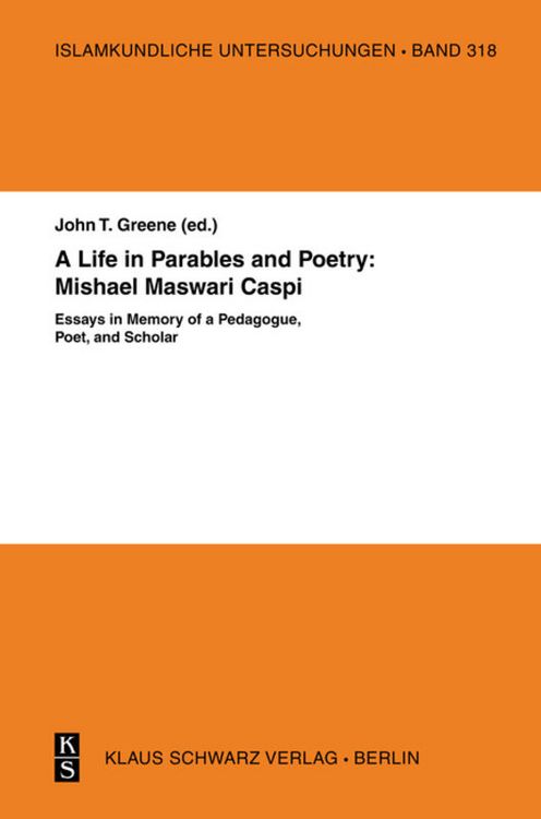 Produktbild: A Life in Parables and Poetry: Mishael Maswari Caspi