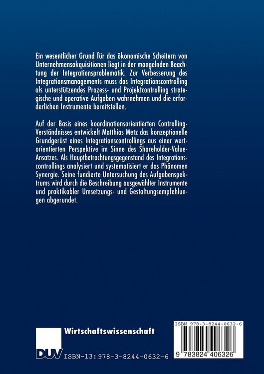Produktbild: Controlling des Integrationsprozesses bei Mergers & Acquisitions