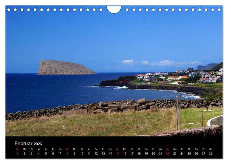 Produktbild: Azoren - Ein Naturerlebnis (Wandkalender 2026 DIN A4 quer), CALVENDO Monatskalender