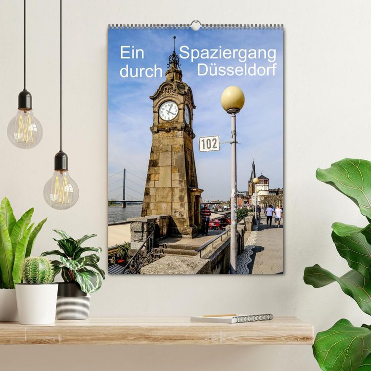 Produktbild: Ein Spaziergang durch D&uuml;sseldorf (Wandkalender 2026 DIN A2 hoch), CALVENDO Monatskalender