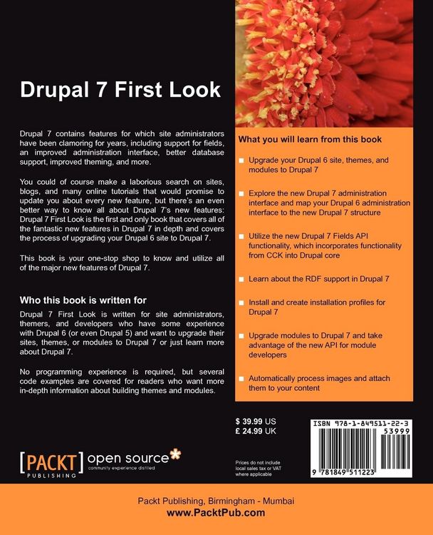 Produktbild: Drupal 7 First Look