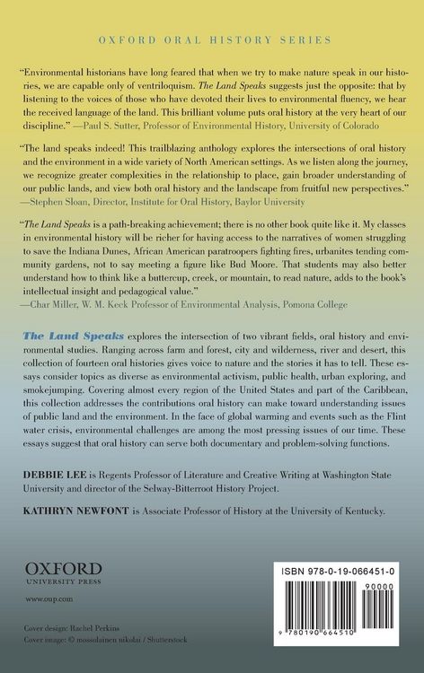 Produktbild: The Land Speaks