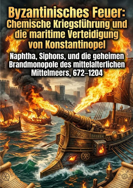 Produktbild: Byzantinisches Feuer: Chemische Kriegsf&uuml;hrung und die maritime Verteidigung von Konstantinopel