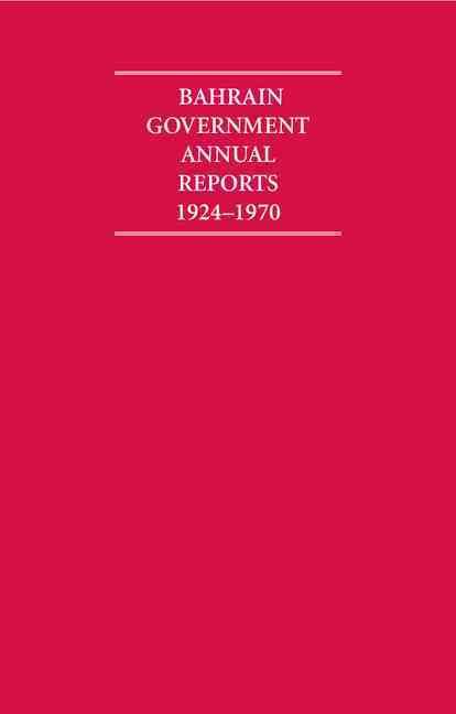 Produktbild: Bahrain Government Annual Reports 1924-1970 8 Volume Hardbac