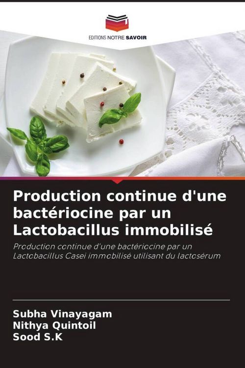 Produktbild: Production continue d'une bact&eacute;riocine par un Lactobacillus immobilis&eacute;