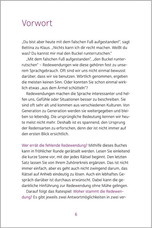 Produktbild: R&auml;tselbuch der Redewendungen