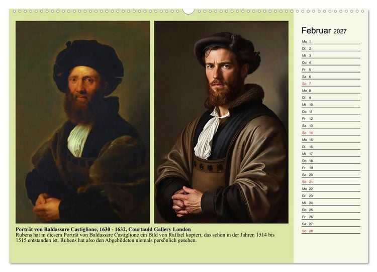 Produktbild: Rubens im neuen Licht (hochwertiger Premium Wandkalender 2027 DIN A2 quer), Kunstdruck in Hochglanz