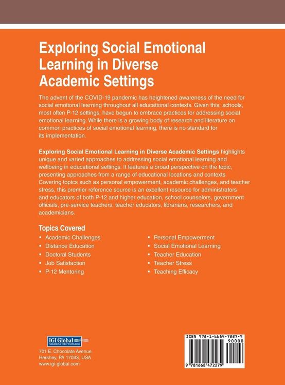 Produktbild: Exploring Social Emotional Learning in Diverse Academic Settings