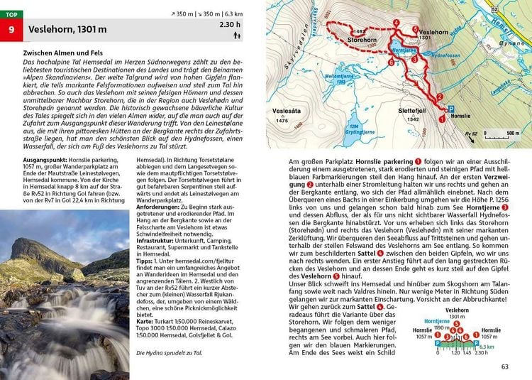 Produktbild: ROTHER Wanderf&uuml;hrer Norwegen &ndash; Der S&uuml;den. 60 Fjord- und Bergwanderungen zwischen Oslo, Kap Lindesnes und Sognefjorden