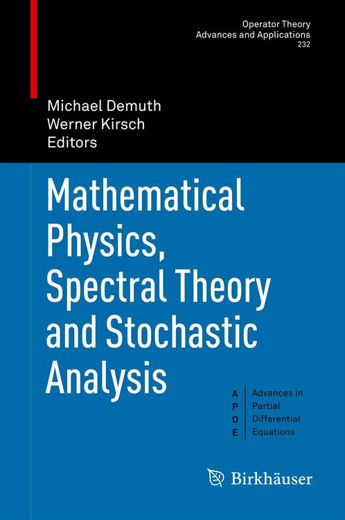 Produktbild: Mathematical Physics, Spectral Theory and Stochastic Analysis