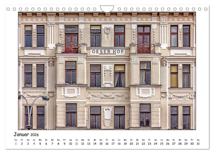Produktbild: Wiener Jugendstil-Fassaden (Wandkalender 2026 DIN A4 quer), CALVENDO Monatskalender