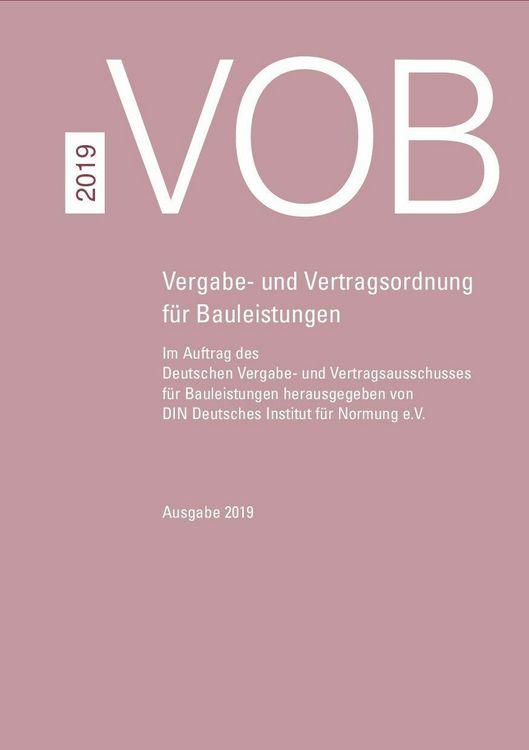 Produktbild: Paket VOB Gesamtausgabe 2019 + VOB Erg&auml;nzungsband 2023