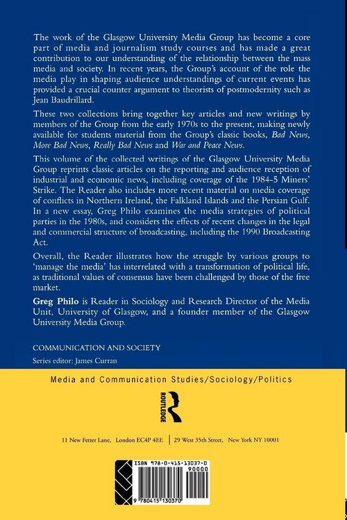 Produktbild: The Glasgow Media Group Reader, Vol. II