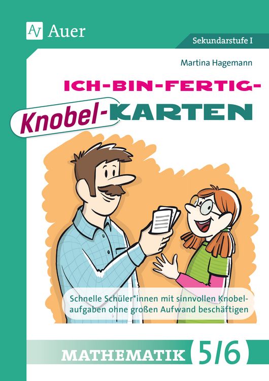 Produktbild: Ich-bin-fertig-Knobelkarten Mathematik Klassen 5-6