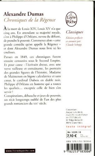 Produktbild: Dumas, A: Chroniques de la r&eacute;gence