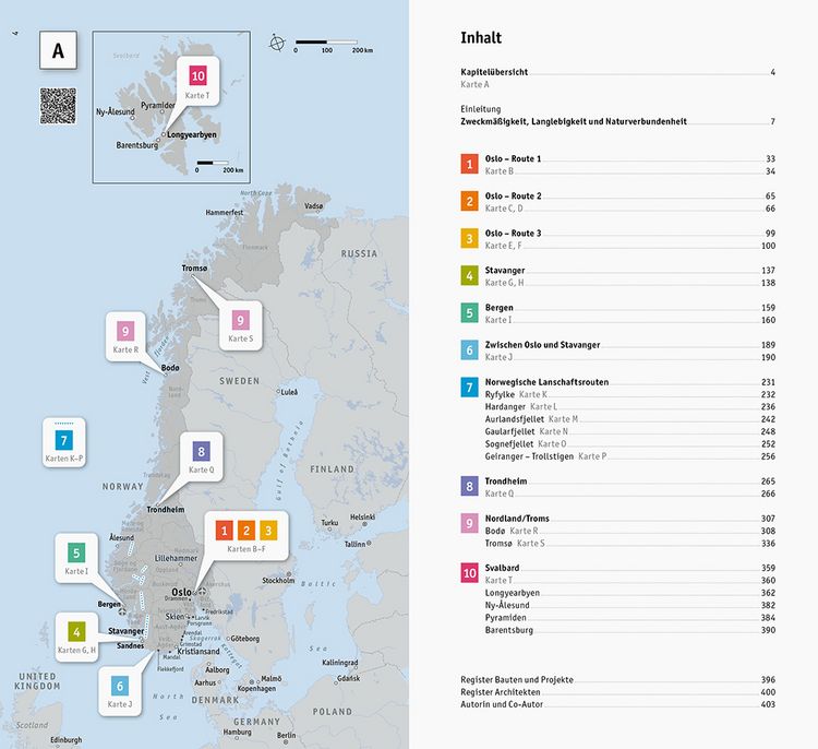 Produktbild: Norwegen. Architekturf&uuml;hrer