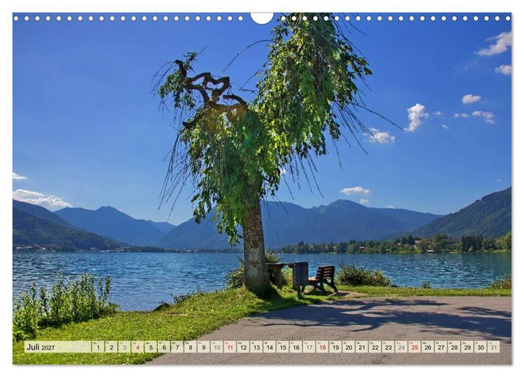 Produktbild: Kurort Bad Wiessee (Wandkalender 2027 DIN A3 quer), CALVENDO Monatskalender