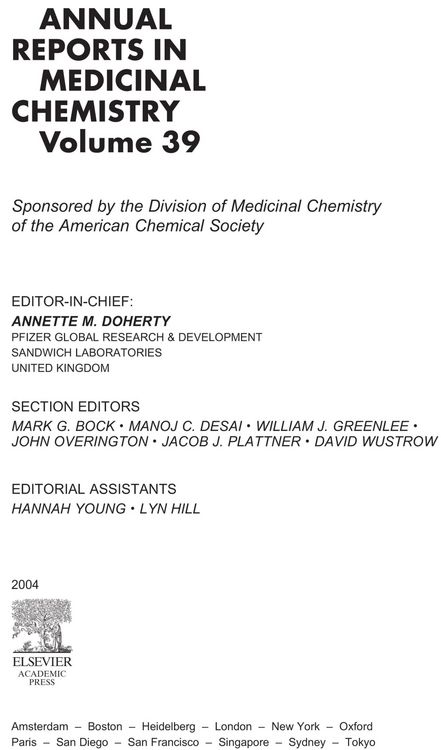 Produktbild: Annual Reports in Medicinal Chemistry