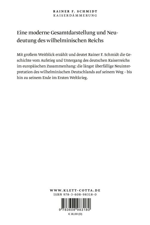 Produktbild: Kaiserd&auml;mmerung