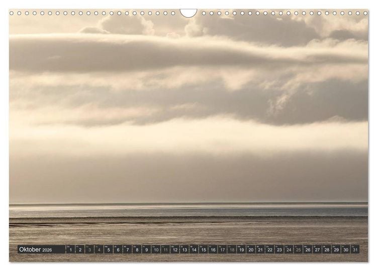 Produktbild: F&ouml;hr und Amrum - Spazierg&auml;nge am Meer (Wandkalender 2026 DIN A3 quer), CALVENDO Monatskalender