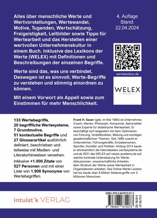 Produktbild: Das gro&szlig;e Buch der Werte 2024