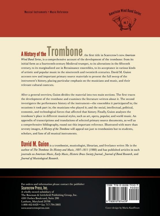 Produktbild: History of the Trombone