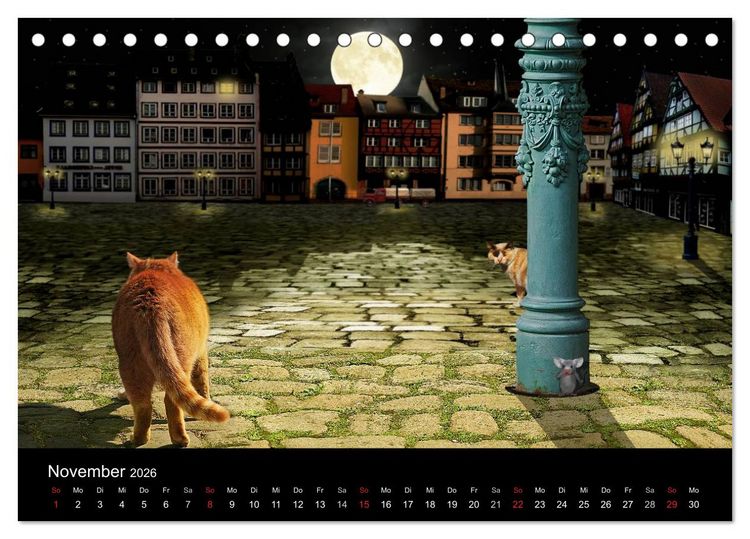 Produktbild: Hier ist die Maus zuhaus' (Tischkalender 2026 DIN A5 quer), CALVENDO Monatskalender